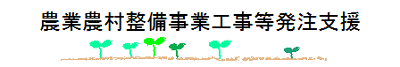 農業農村整備事業工事等発注者支援(設計積算・技術審査・監督・検査)の補助